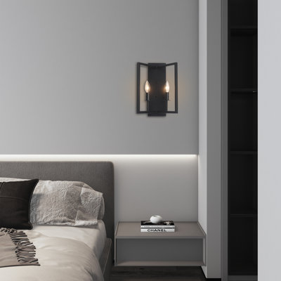 Modern 2-Light  Dimmable Wall Sconce