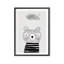 Pop Art & Retro I Love Snow Framed Art-1950543530