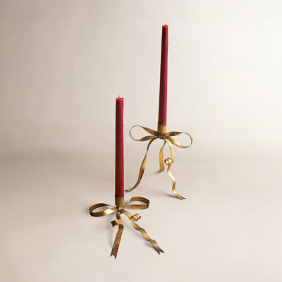Ensemble de 2 porte-bougies Kalalou Christmas