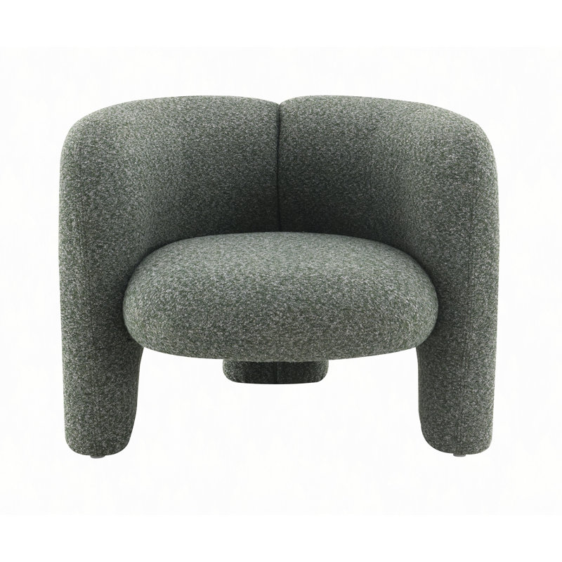 Fauteuil d'appoint en tweed Pemba