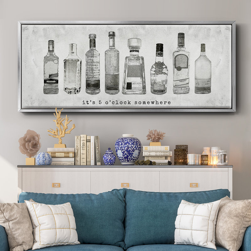 5 O'Clock Somewhere- Framed Canvas