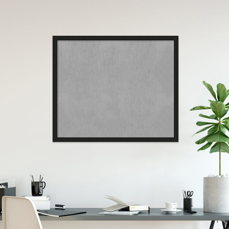 Tableau magnétique encadré noir Phil Midnight, H 43 po x l 51 po