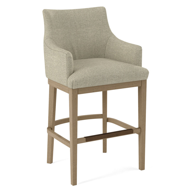 Upholstered Stool, 61687-88, Nutmeg