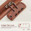 Ensemble de 4 valises rigides 4 pièces avec serrure TSA, valises pivotantes 16/20/24/28 pouces, roulettes à 360 °, poignée réglable à 3 niveaux pour le voyage