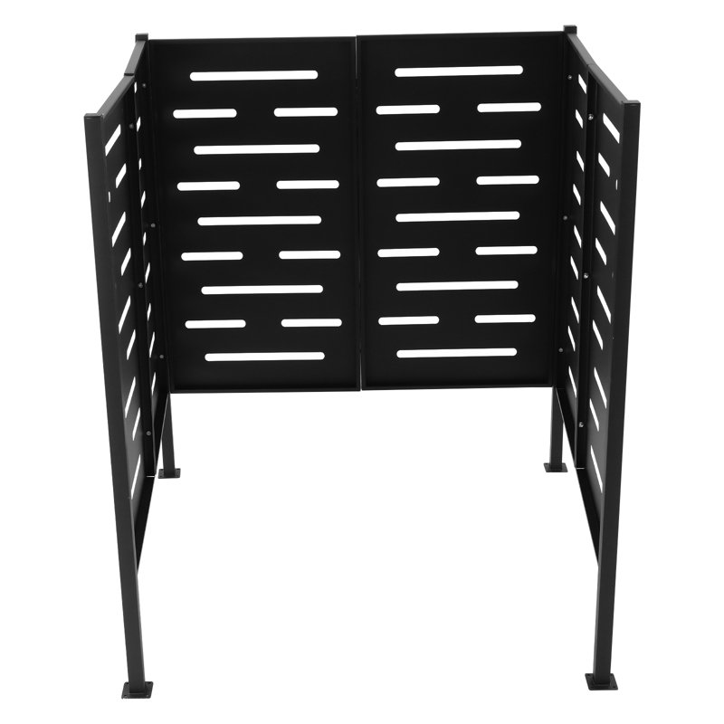 Clôture d'intimité pour climatiseur en fer, H 44,88 po x l 42 po x P 42 po