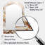 Peonies At The Chicken Feeder - White Arch Wall Mirror Decor-14440416