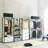 47" Shelf Walk-In Closet - Metal Frame, Deep Storage, Water & Heat , Stain Scratch E0 Board Powder Coated Structure, Storage Areas, To Heat, And