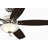 Aire Deluxe 52 inch Indoor Ceiling Fan with LED Bowl Light Kit and Pull Chains - Brushed Nickel with Reversible Cherry/Dark Walnut blades-21226950