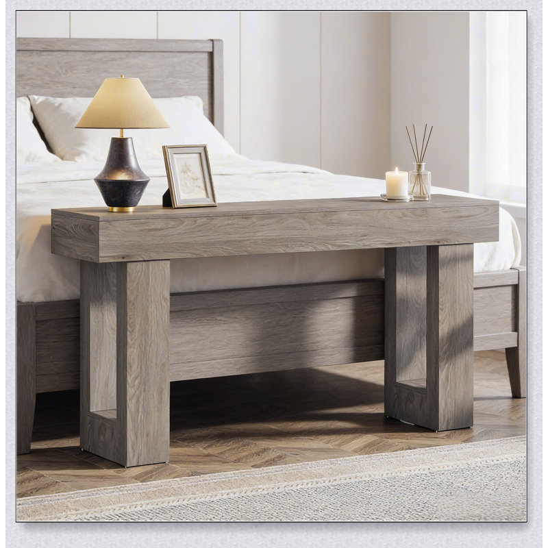 Console élégante, table d'appoint en bois