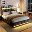 Upholstered Lift Up Storage Bed-870637021