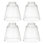 4.75'' H Glass Bell Ceiling Fan Fitter Shade