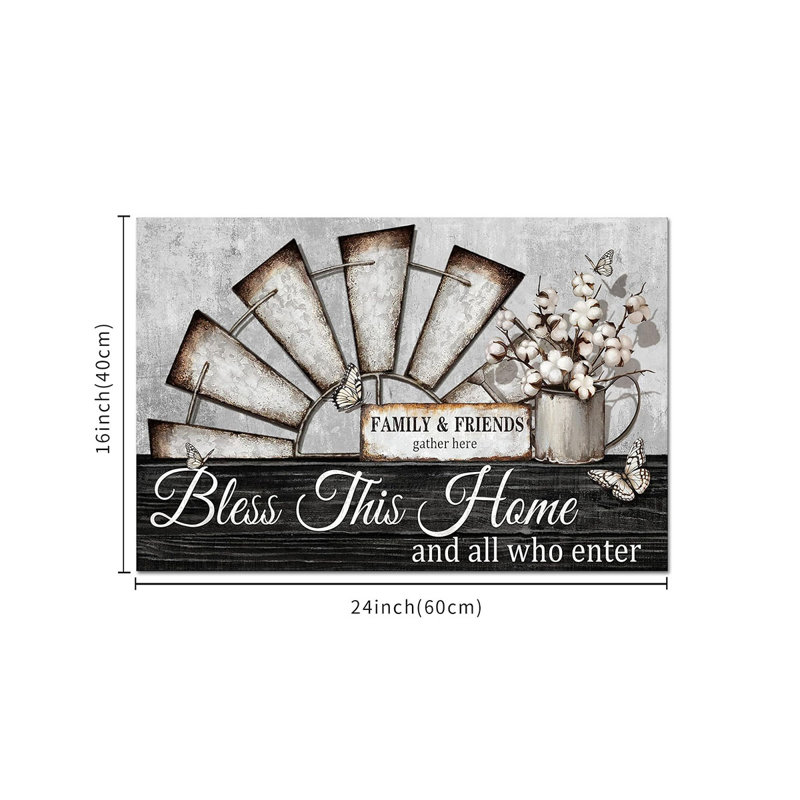 Wrapped Canvas Print, Black