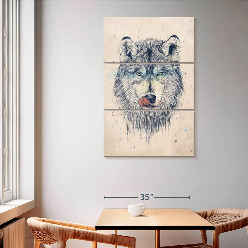 Brampt Dinner Time, 65" H x 42" W