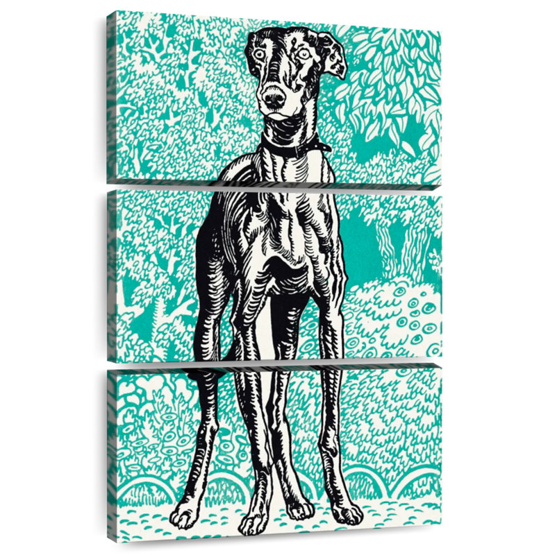 Brampt Greyhound I, 74" H x 48" W