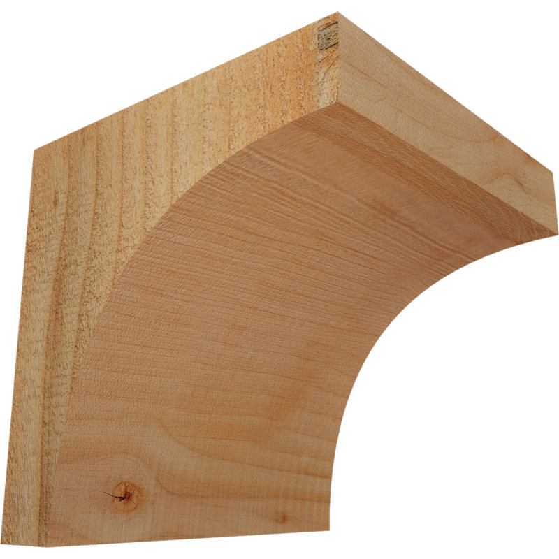 Huntington Corbel, 6" H x 6" W x 6" D, Douglas Fir, Rough Sawn