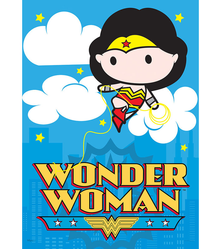 « justice league-chibi wonder femme », impression DC Comics