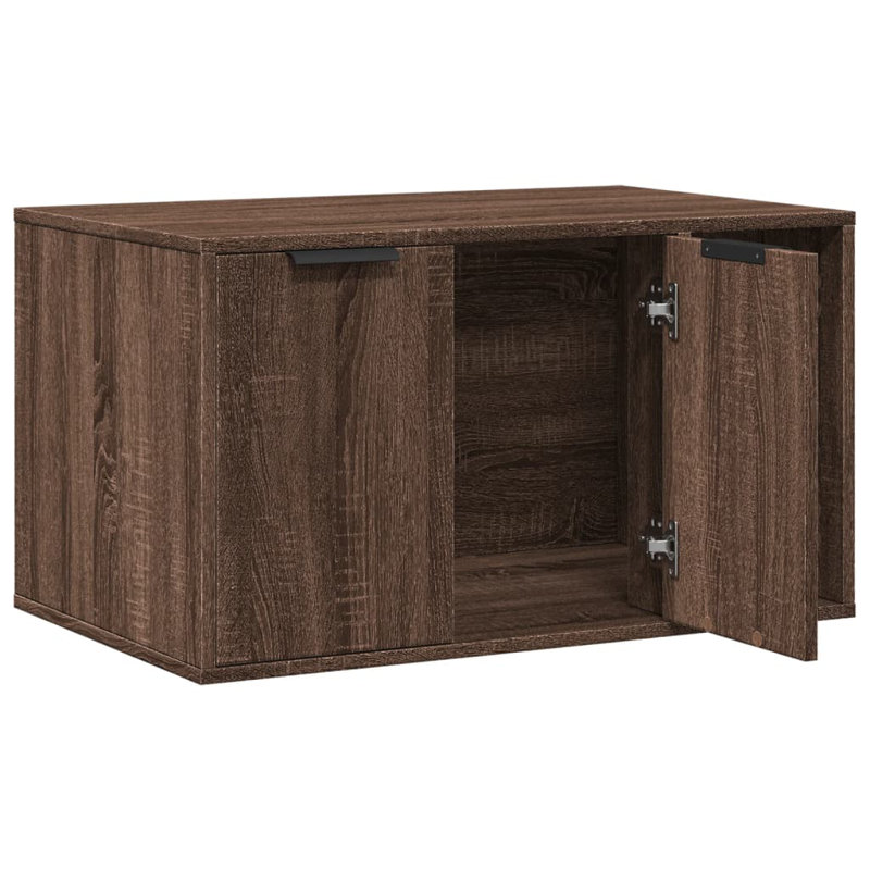 Engineered Wood Stocking Holder, Brown oak