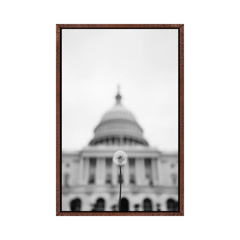 American Wishes 1 Piece Wall Art on Canvas, 66.04cm H x 45.72cm W x 3.81cm D, Classic Brown Wood Framed