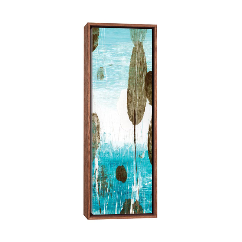 "Cattails I" par Ethan Harper-Panoramic, reproduction d’art sur toile, H 36 po x l 12 po x P 1,5 po