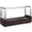 Ahlers 50'' Glass Top Console Table