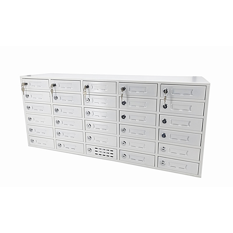 Fixtureisplays® 30 emplacements pour téléphone portable, téléphone intelligent, station de charge, casiers, boîte aux lettres, ports USB pour chaque emplacement 15252-USB