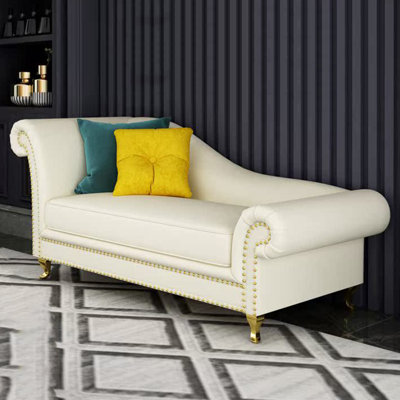 Chaise longue simple, simple, décontractée, confortable et moderne