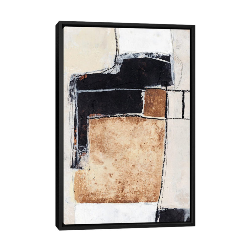 Formes - impression d'art mural, H 48 po x l 32 po, Noir, Reproduction encadrée sans passe-partout