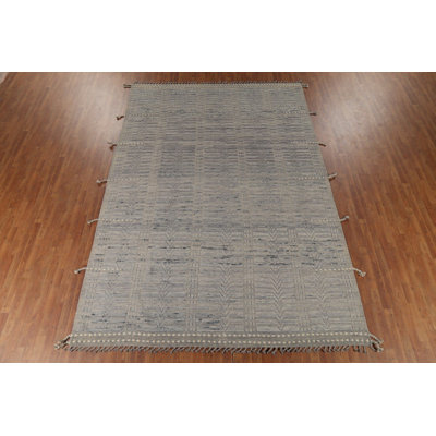 Handmade Wool Moroccan Living Room Area Rug 9x12