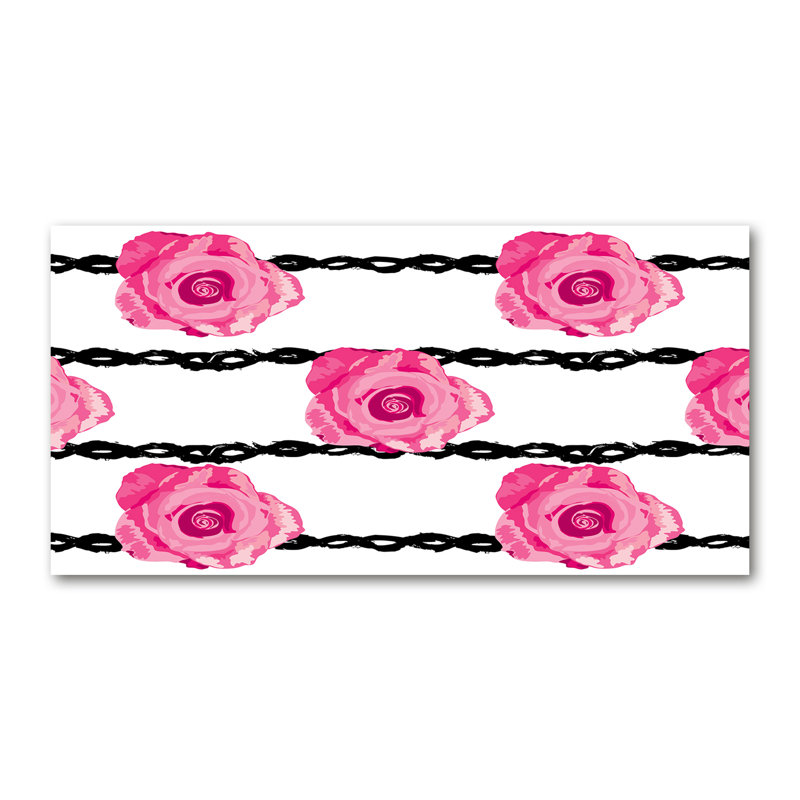 Pudalov 50cm W x 100cm L Glass Peel and Stick Panel