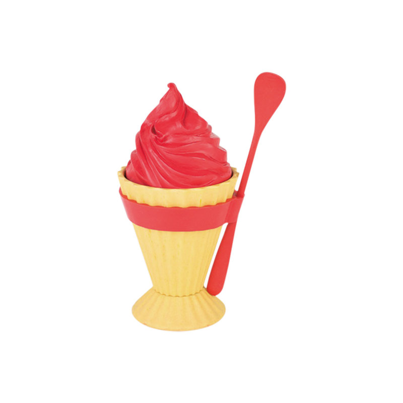 Grande tasse de voyage eater crème ice Kiser, Rouge