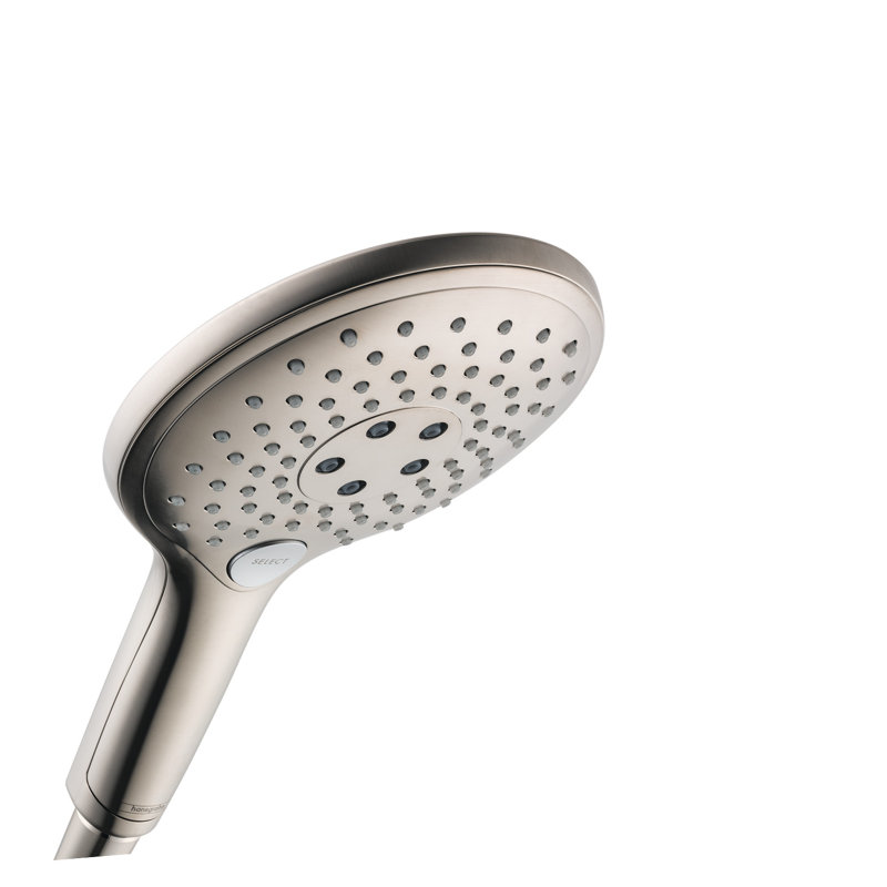 Pomme de douche Raindance S Caresseair, Nickel brossé