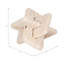 Objets décoratifs de 7 po en pierre de travertin brun clair moderne glamour pour la maison, le bureau, la chambre à coucher ou le salon