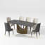 Ensemble repas pour 6 personnes Emaline-672443610