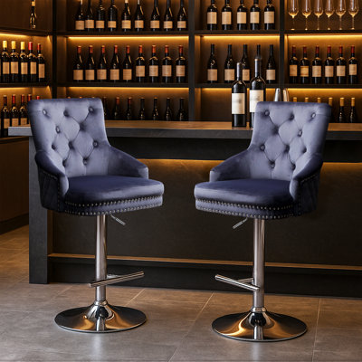 Tabouret de bar rotatif Kiniah