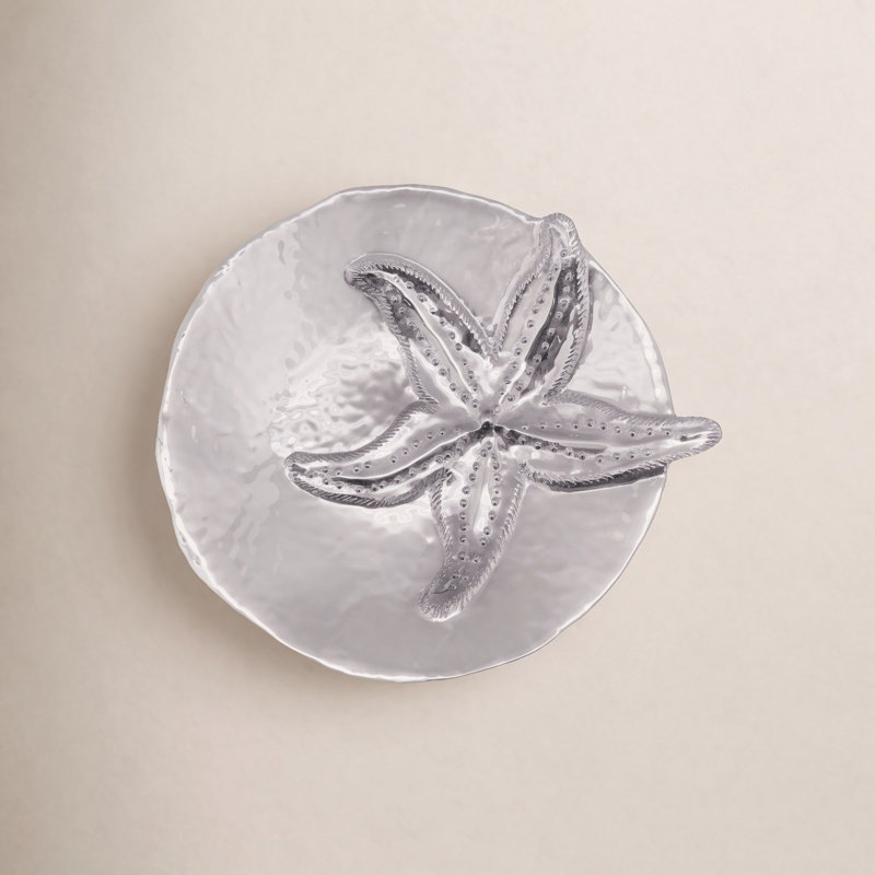Seaside Recycled Sandcast Aluminum Fruit Bowl