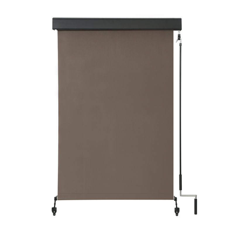 Store enroulé semi-transparent, Beige, L 60 po x L 96 po