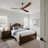 72'' 3-Blade Ceiling Fan (No Light) – Solid Wood Walnut Propeller Ceiling Fans Without Light, Remote, DC Motor, Outdoor/Patio (Coastal/Farmhouse)-1896700661