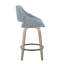 Tabouret de comptoir à hauteur fixe avec pivot-1760097599
