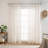 Semi Sheer Scalloped Edge Linen Coastal Beach Window Curtains for Living Room Bedroom 2 Panels Rod Pocket-1869890797-1854734668