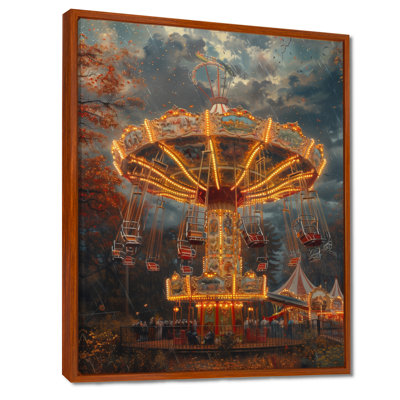 'Carousel Amusement Parks Adventure II - Amusement Parks Wall Art Print