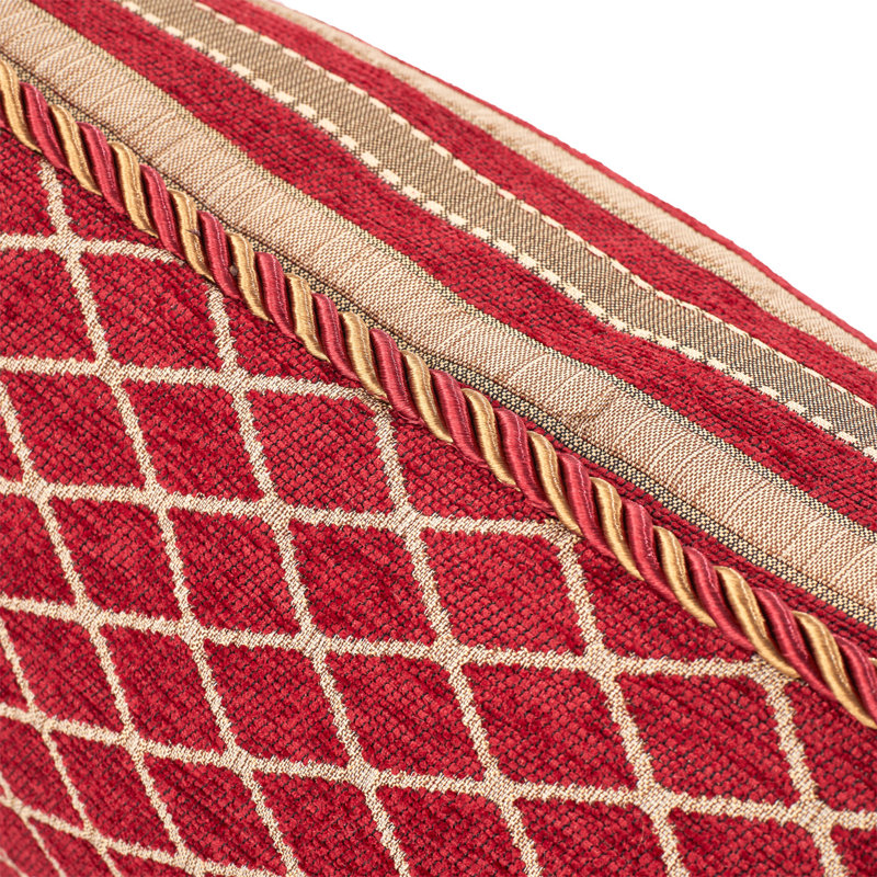 Lafayette Comforter Set - Red, Queen Comforter + 11 Additional Pieces