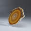 Genuine Aragonite Stalactite Slice from Mexico (0.6 lbs)