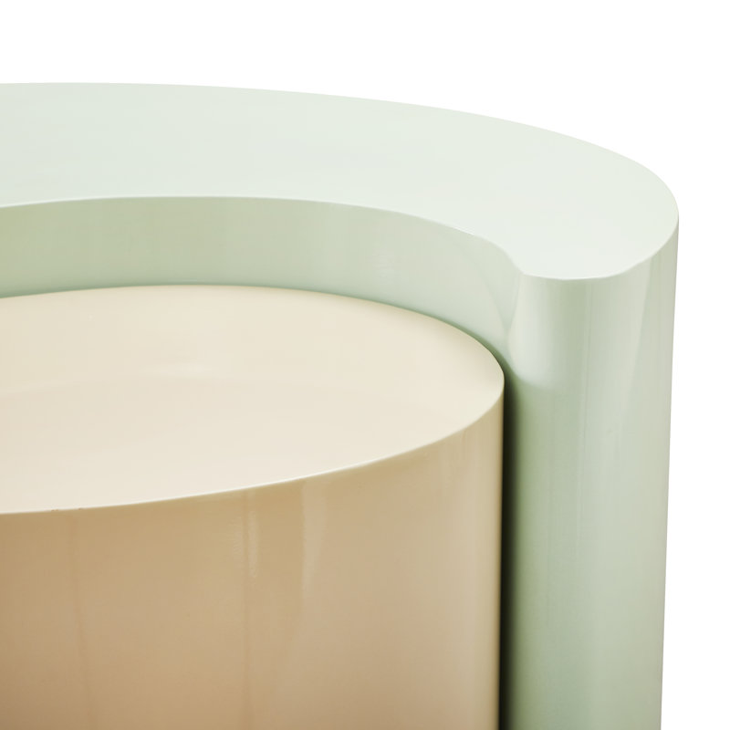 Table de bout Addington, Menthe et taupe