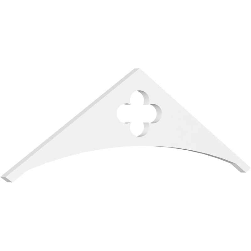 Pignon en PVC Turner, H 14 po x l 48 po x P 1 po, 7 / 12