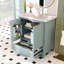 Meuble-lavabo simple 30 po avec plateau en céramique Tayma-1962237925