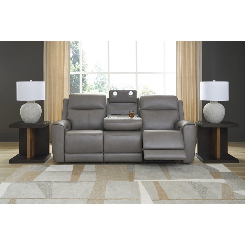 Valdivia Power Reclining Sofa, Gray