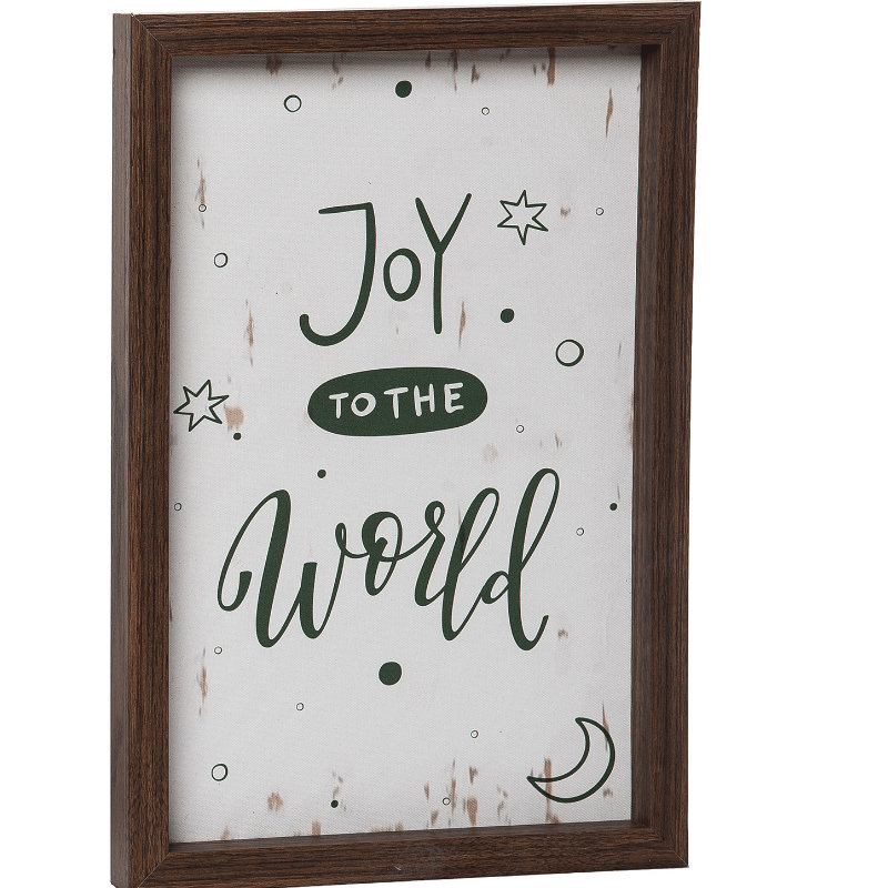 Christmas Text & Numbers Decorative Accent