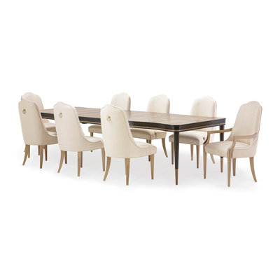 Malibu Crest Mahogany Wood Dining Table