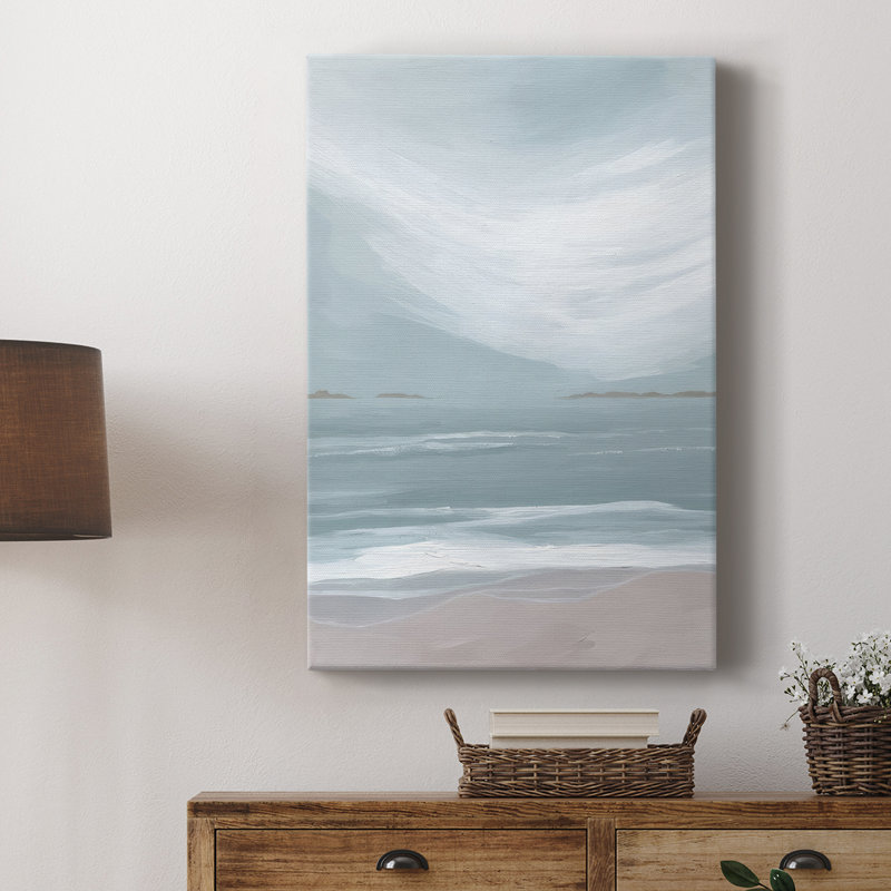 Aqua Soft Shores II - galerie Cavas sur mesure, H 60 po x l 40 po