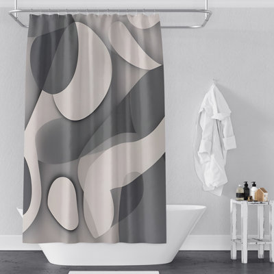 Daberechi Abstract Shower Curtain